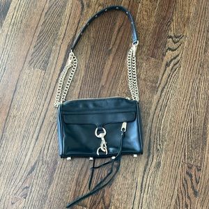Rebecca Minkoff black crossbody or shoulder bag